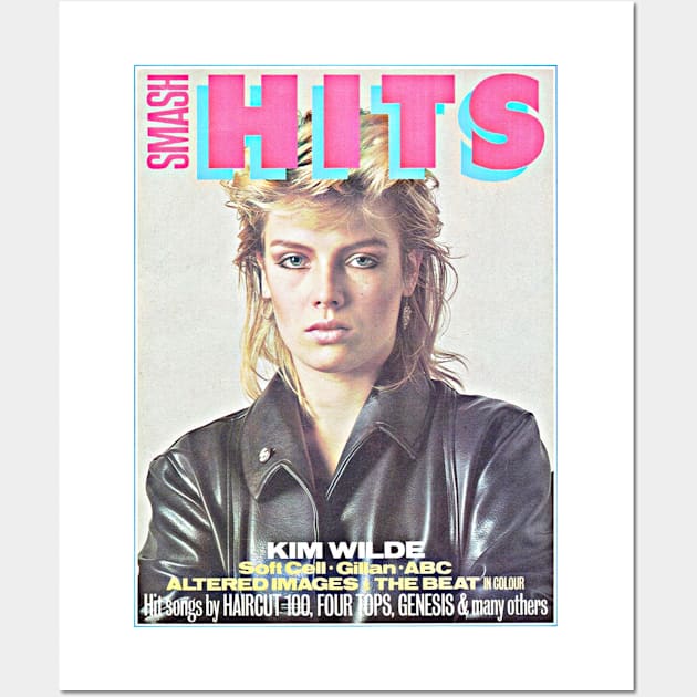 Kim Wilde /\/\/\ 80s Fanart Retro Design Wall Art by CultOfRomance